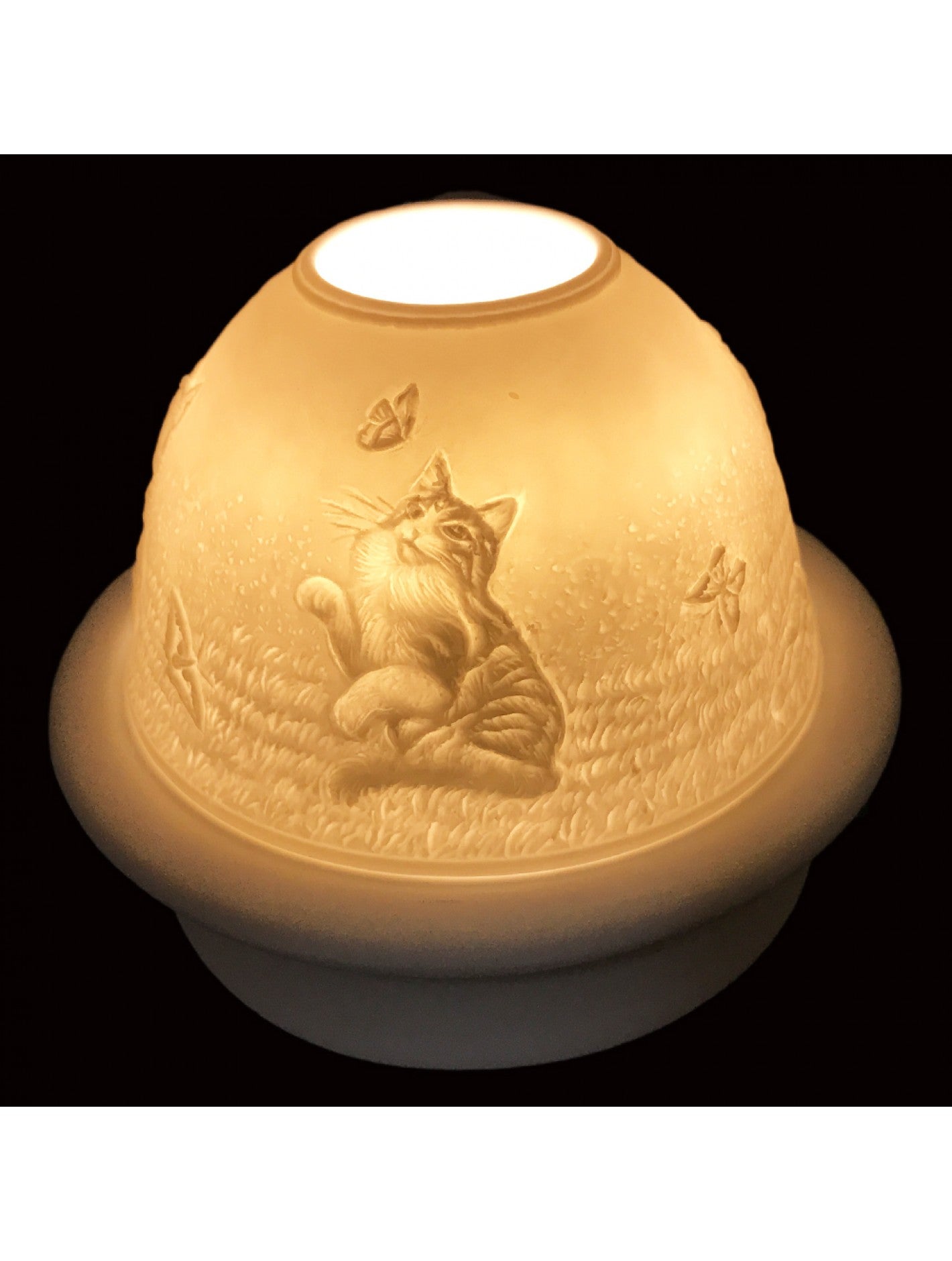 Cat Candle Dome